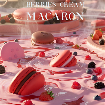 Arabiyat Sugar Berries Cream Macaron FULL BOTTLE (Full Presentation)