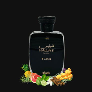 Rasasi Hawas Black Samples