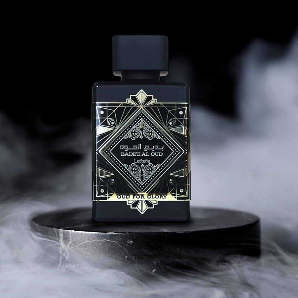 Lattafa Bade'e Al Oud Oud For Glory (FULL BOTTLE W/O PRESENTATION) 3.4 Ounce