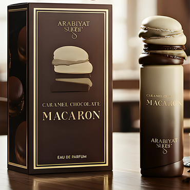 Arabiyat Sugar Caramel Chocolate Macaron FULL BOTTLE (Full Presentation)